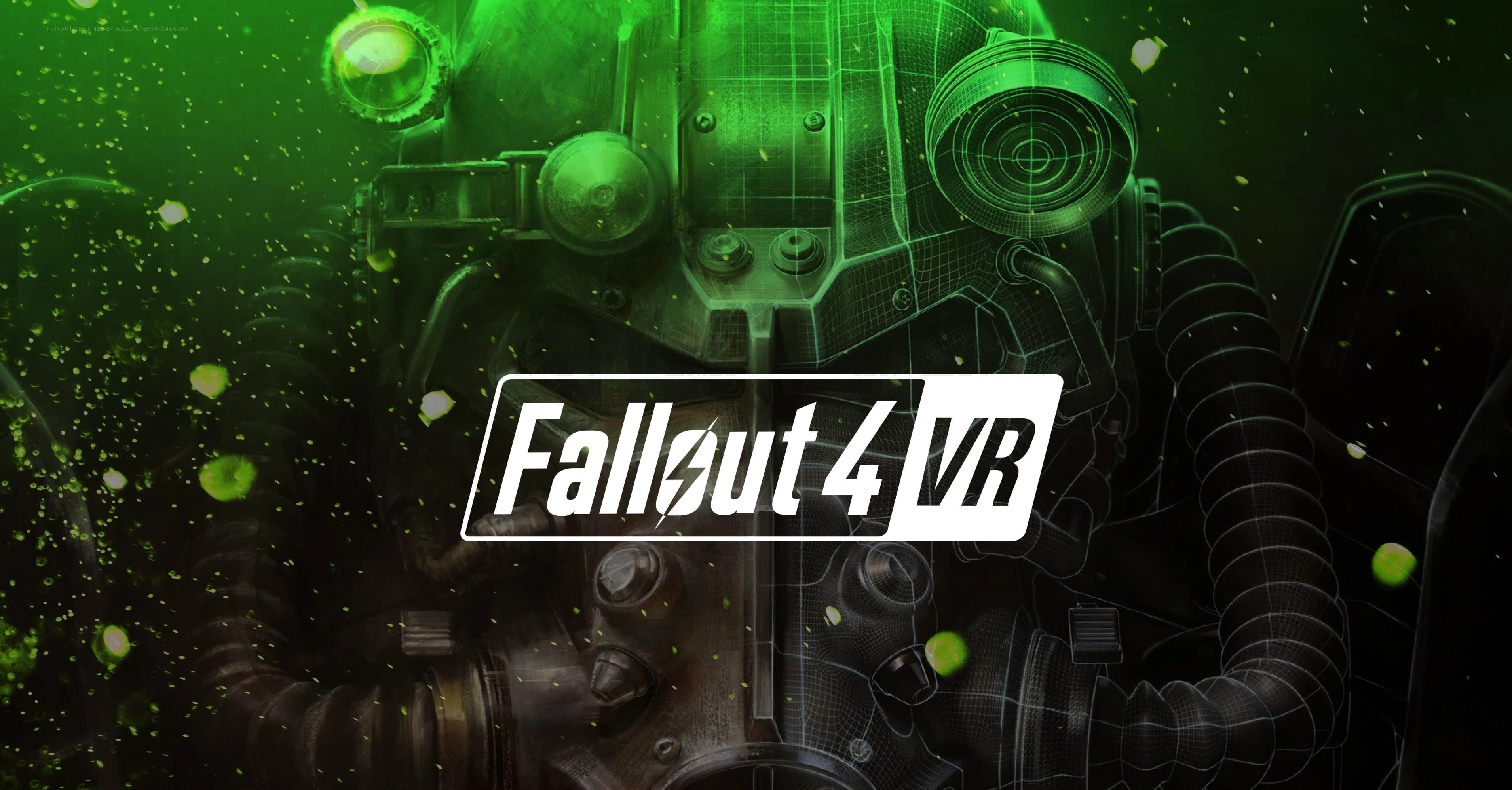 Обложка Fallout 4, получившая красивую обработку в VR.